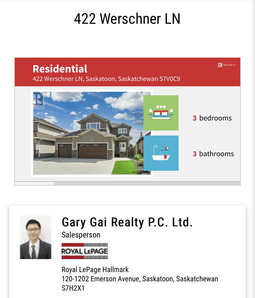 Rosewood小区核心安静路段近湖近小学1966尺两层独立屋出售 3房3卫，2013年建，三车库，高档装修，私密大后院。房屋保养佳：一二楼全实木地板，厨房卫浴大理石台面组合。地下室未装修。开价：$639000。有意请联系地产经纪Gary Gai 3063413677 - 3