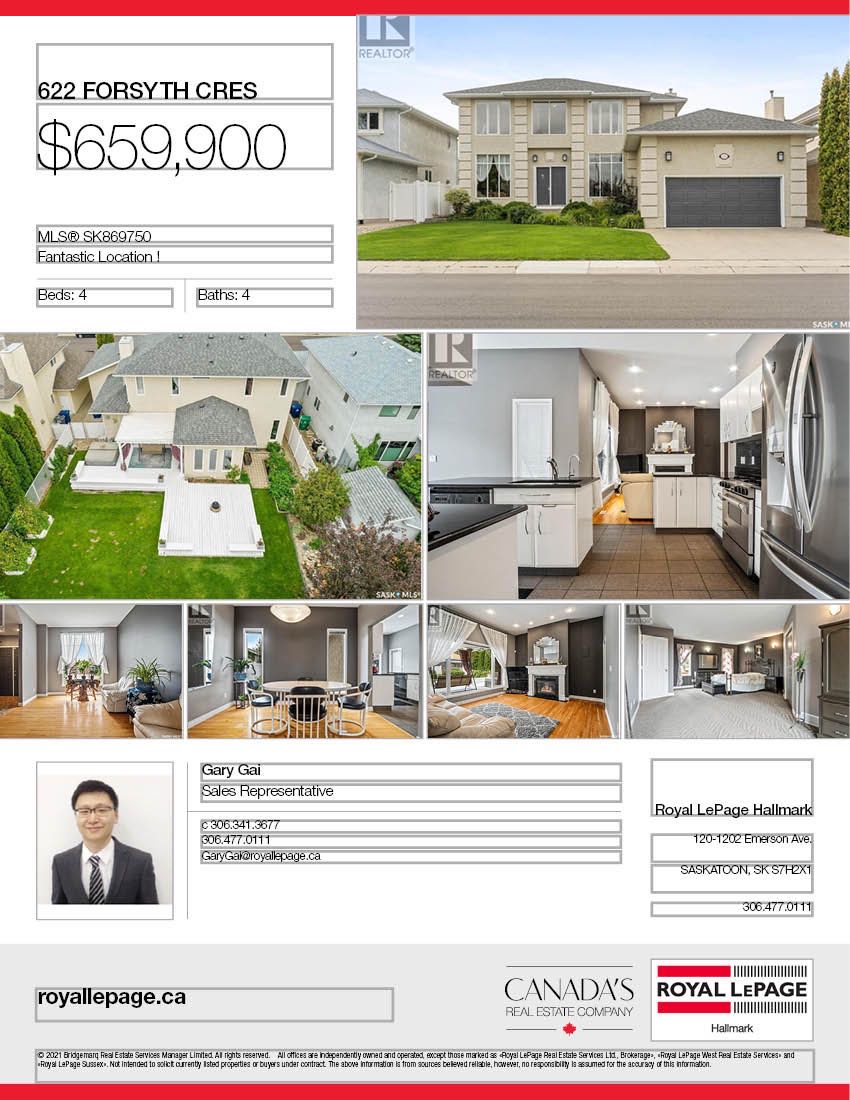 ERINDALE小区最佳路段大地块，2129尺4房4卫1书房独立屋出售。位于公园和湖的对面，步行可达学校。外观设计出彩，内部特色高级装修。一楼实木地板和瓷砖地板组合，挑高10尺层高，大客厅，大家庭厅，外加书房。开放式厨房，花岗岩台面，瓷砖背板，明火炉灶。二楼有3个大尺寸卧室，超大