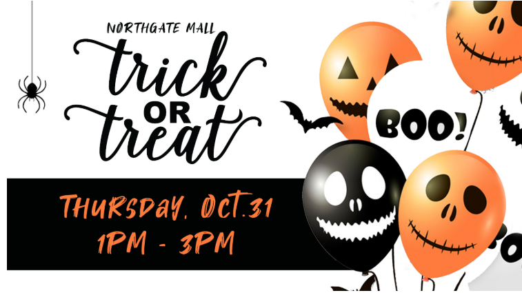 10月31日室内Trick -or -Treating：里贾纳购物中心的万圣节