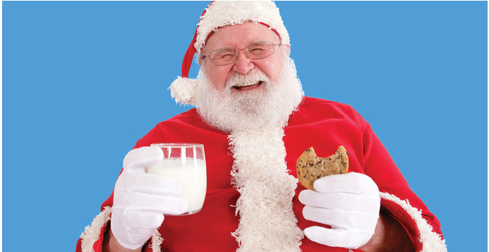 11月28日至12月23日在Center Mall与圣诞老人合影