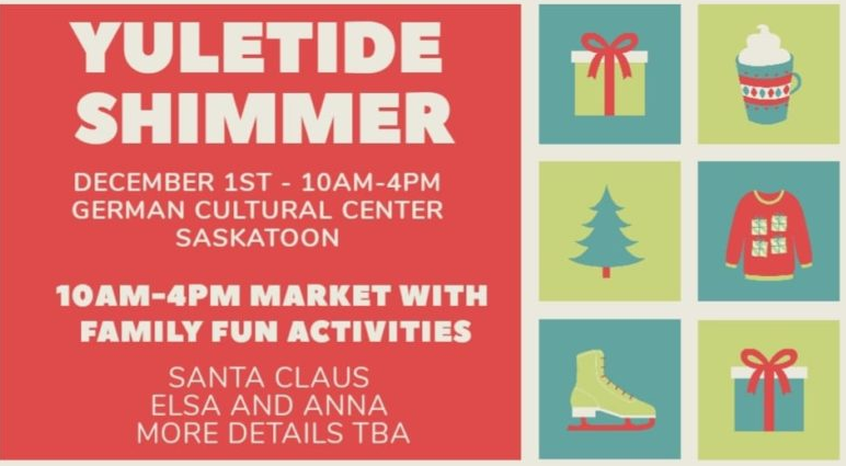 12月1日欢迎参加萨斯卡通德国文化中心举办的圣诞活动