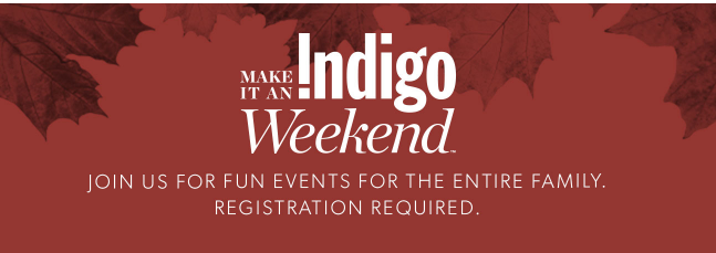 每个星期六，在Indigoe有免费故事和手工艺时间-适合学龄前儿童