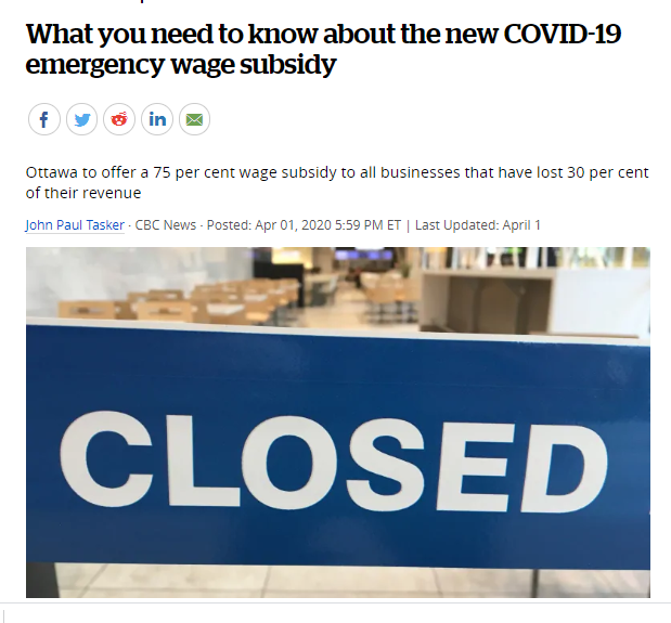 您需要了解关于新的COVID-19紧急工资补贴！