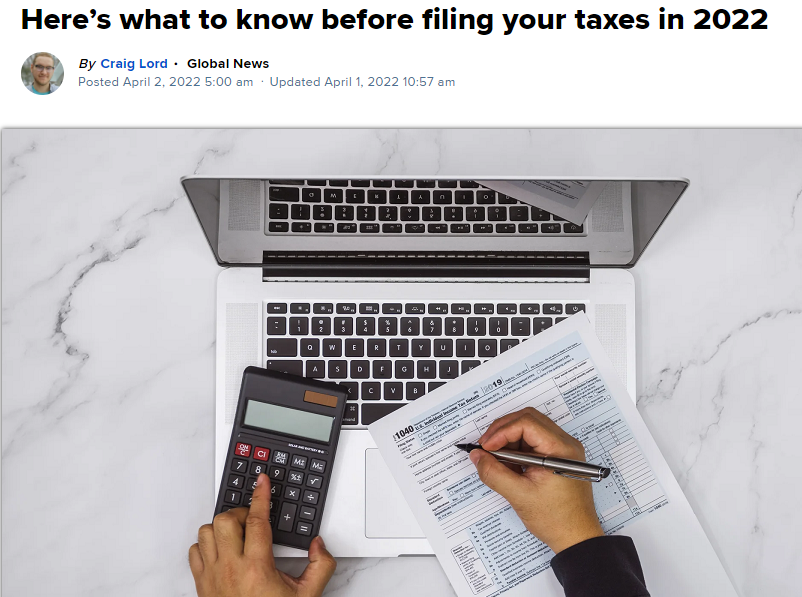 这是你在2022年报税之前需要知道的一些事情！