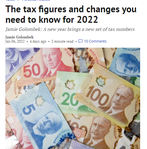 2022年你需要知道的税收数字和变化!