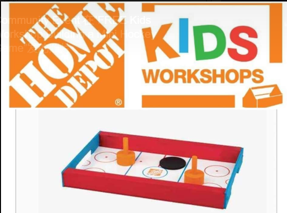 1月11日Homedepot儿童免费工作坊！需提前注册！