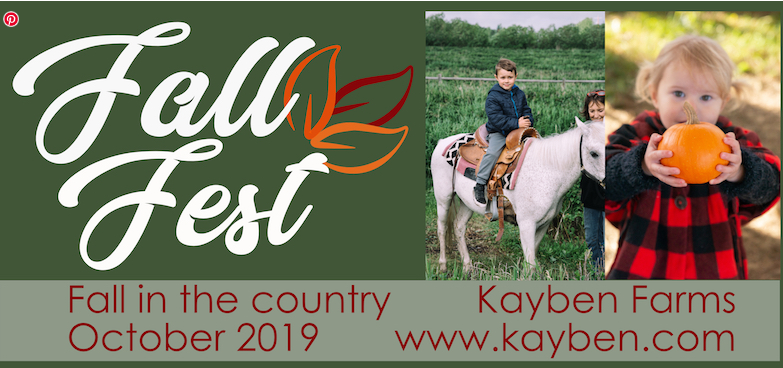 10月5-26日Kayben Farms’ Fall fest