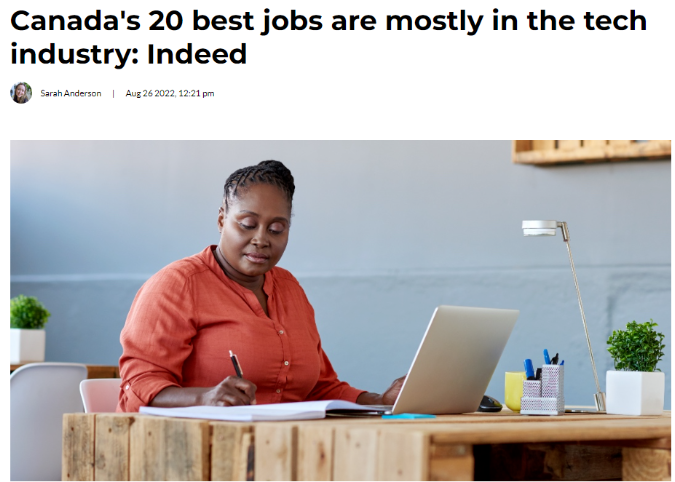 加拿大最佳工作20强榜单发布，排名第一的职位3年工资暴涨242%！