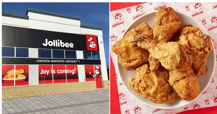 12月22日本周日Jollibee在里贾纳盛大开业，有机会赢得一年的免费鸡块！