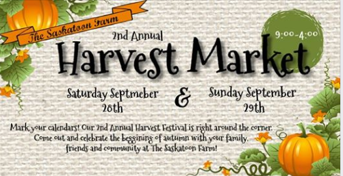 9月28&29日2nd Annual Harvest Market