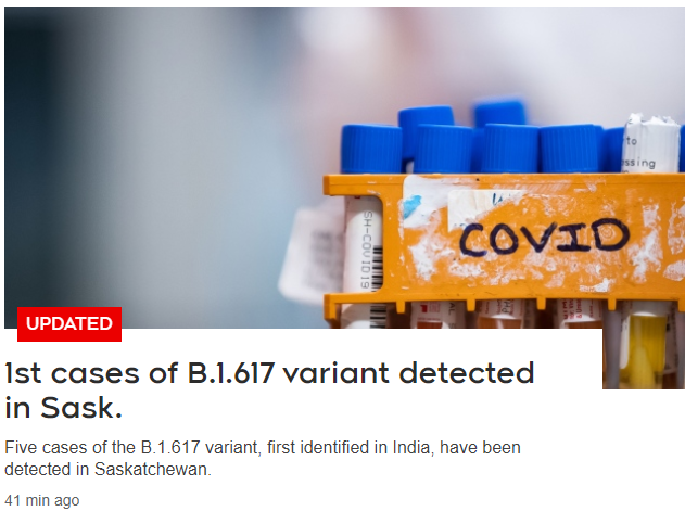 SGI客户可在5月至6月中旬收到退税支票！周五萨省确认了2例COVID-19死亡和227例新病例，同时报告了首例阿斯利康疫苗血凝块案例，