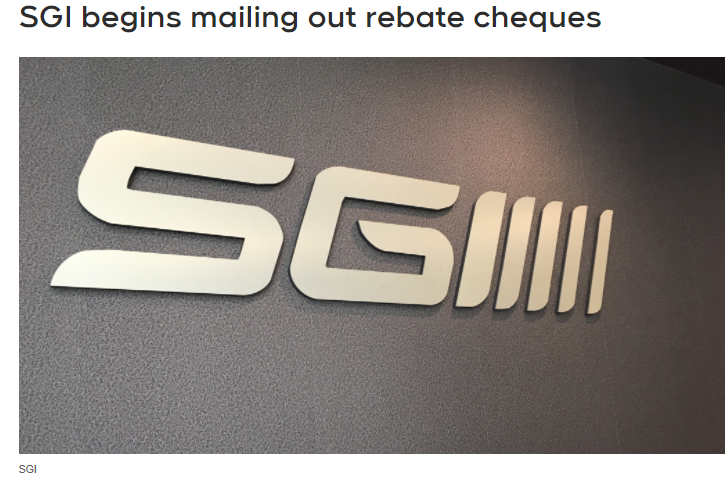 SGI 表示，支票将在 5 月 19 日至 30 日期间分 10 批邮寄!