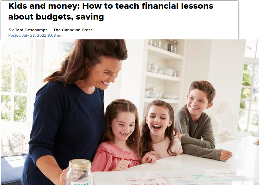 孩子与零花钱:如何教授有关预算和储蓄的理财！