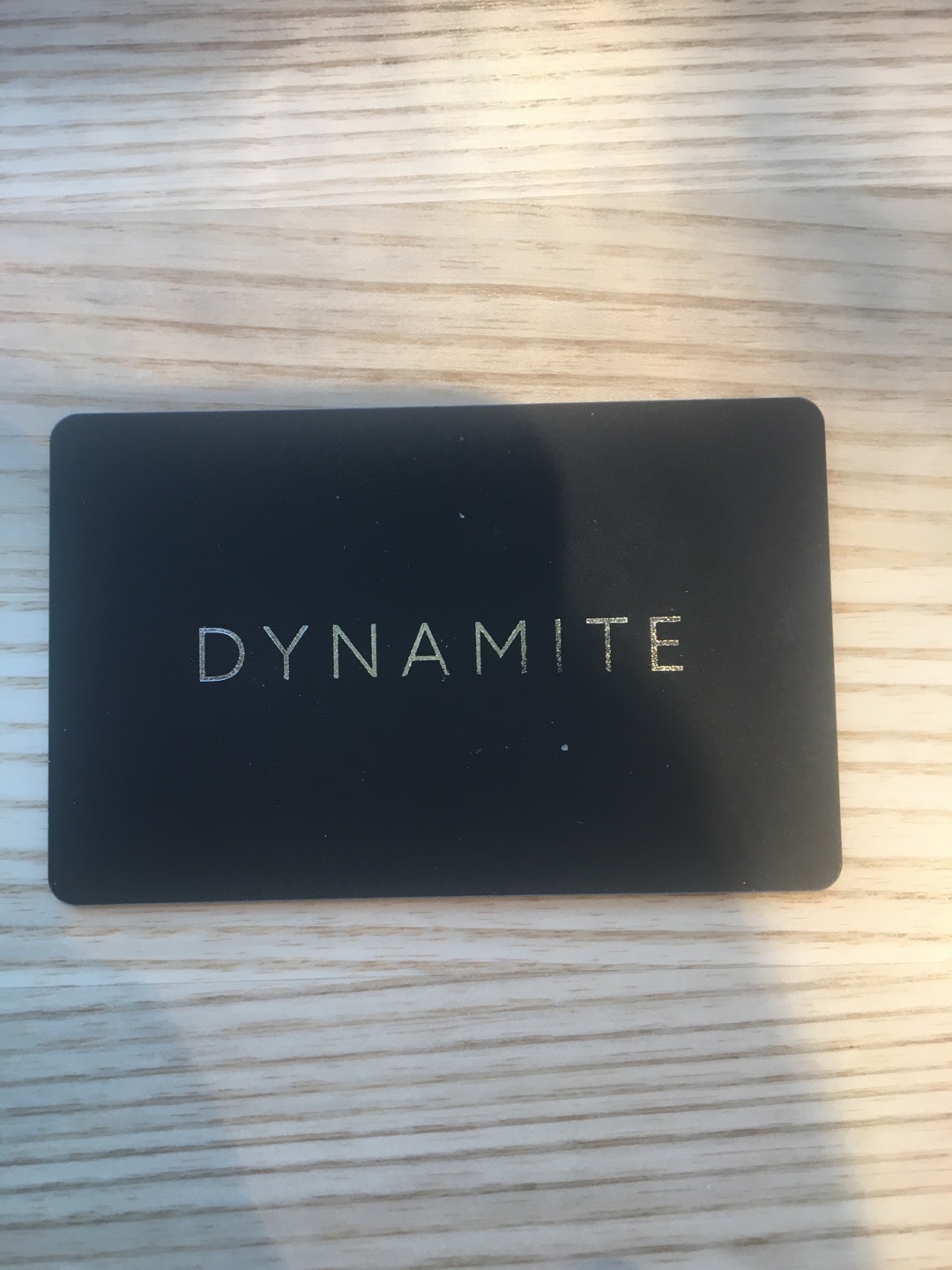 Dynamite 店内消费卡