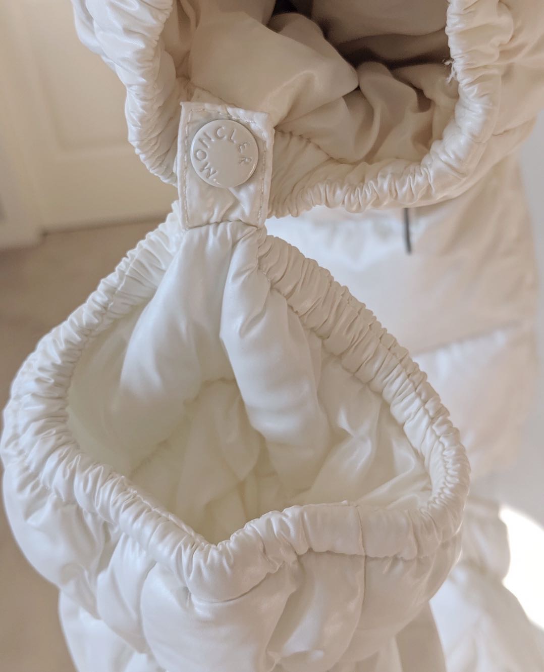 Moncler Baby down puffer snowsuit for sale- up to 10month - 8