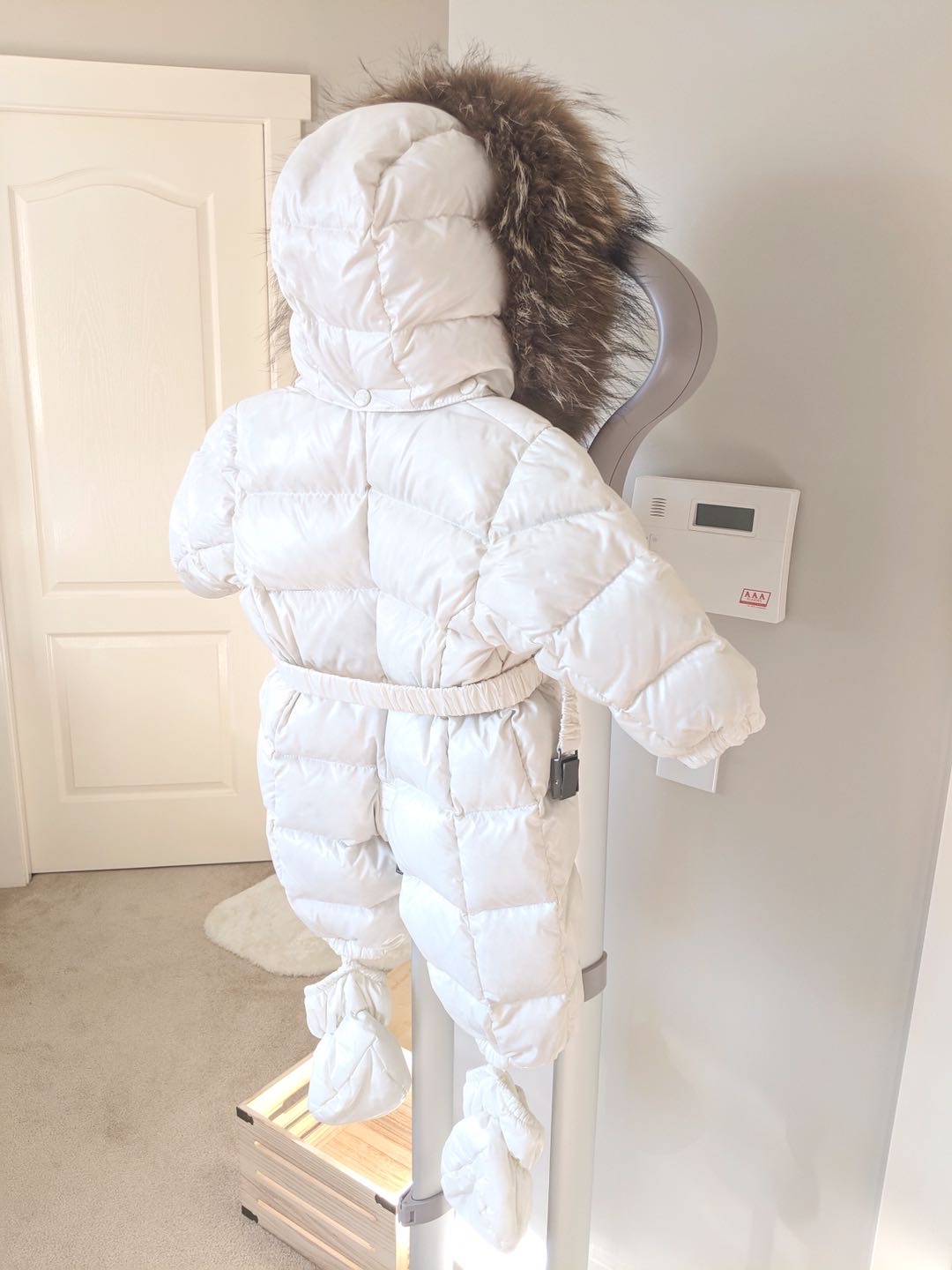 Moncler Baby down puffer snowsuit for sale- up to 10month - 7