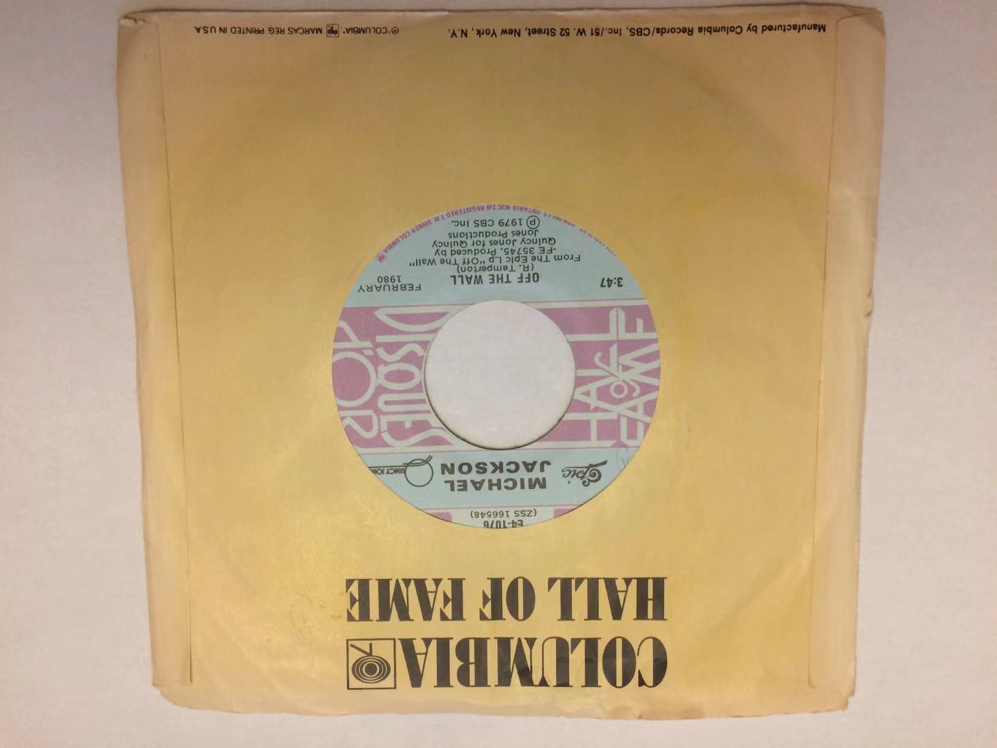 Michael Jackson Vinyl Record