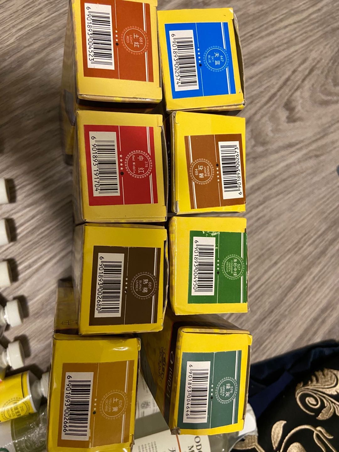 马利油画颜料 48色。170ml 全新未开封