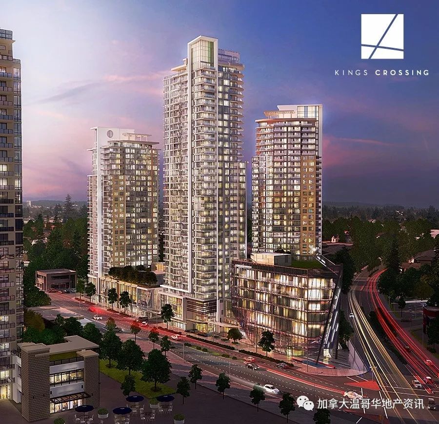 《高性价比楼花捡漏》63万入住本拿比Metro！两房两卫高层水泥精品公寓King Crossing
