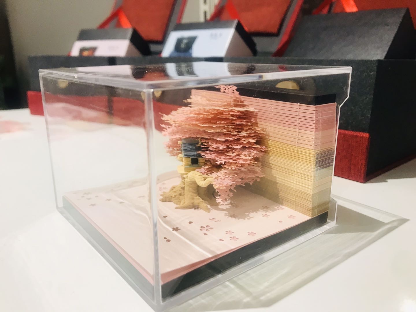礼物3D纸雕便签本