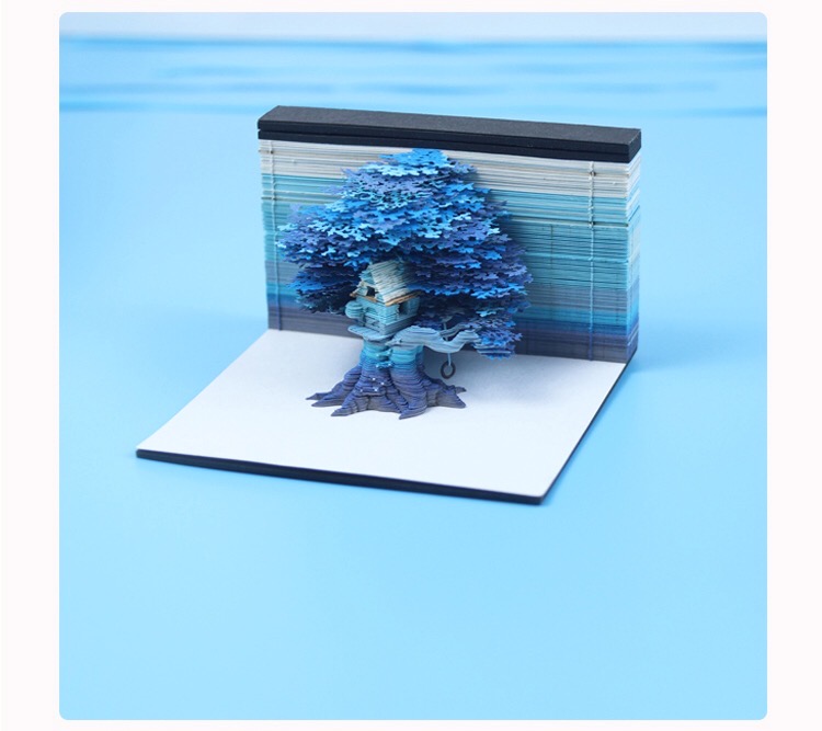 礼物3D纸雕便签本 - 4