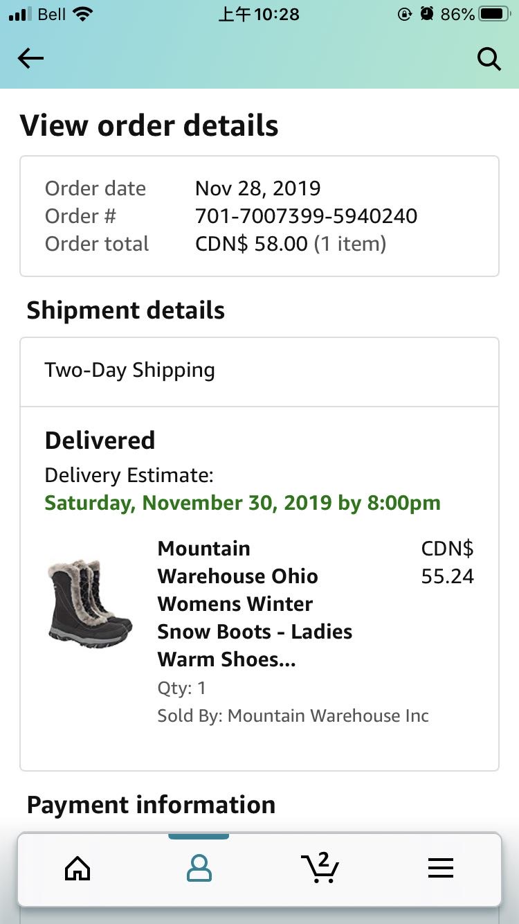 出售全新雪地靴mountain warehouse 品牌us7码 - 3
