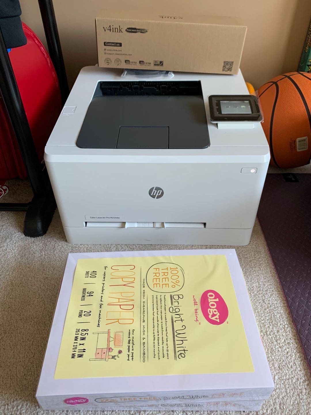 九成新HP彩色激光打印机